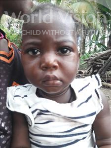 Choose a child to sponsor, like this little girl from Jaiama Bongor, Mariama age 2