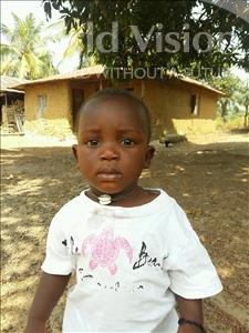 Choose a child to sponsor, like this little boy from Jaiama Bongor, Alieu age 1
