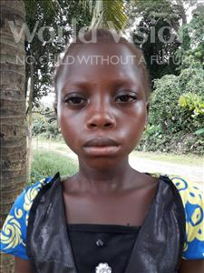 Choose a child to sponsor, like this little girl from Jaiama Bongor, Kadie age 7