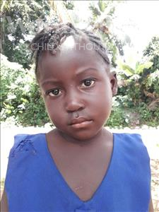 Choose a child to sponsor, like this little girl from Jaiama Bongor, Mamawa age 5