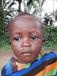 Choose a child to sponsor, like this little girl from Jaiama Bongor, Josephine age 1