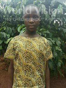 Choose a child to sponsor, like this little girl from Kibiga-Mulagi (Kimu), Vanisa age 11