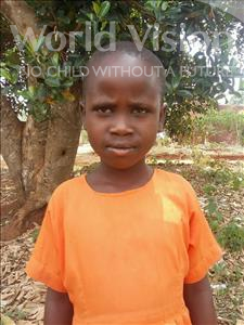 Choose a child to sponsor, like this little girl from Kibiga-Mulagi (Kimu), Cathy age 8