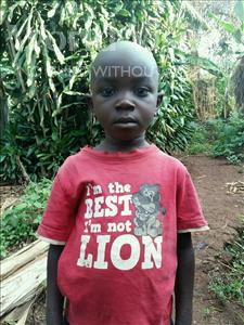 Choose a child to sponsor, like this little boy from Kibiga-Mulagi (Kimu), Isaac age 7