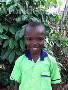 Choose a child to sponsor, like this little boy from Kibiga-Mulagi (Kimu), Brian age 7