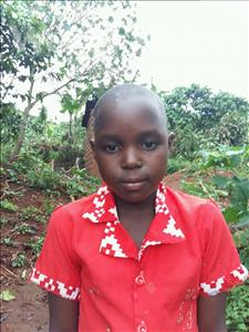 Choose a child to sponsor, like this little girl from Kibiga-Mulagi (Kimu), Annet age 6