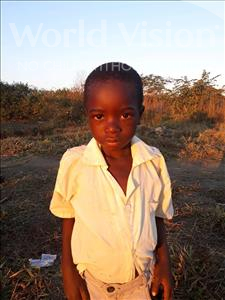 Choose a child to sponsor, like this little boy from Keembe, Knox age 6
