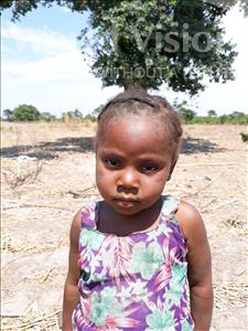 Choose a child to sponsor, like this little girl from Keembe, Hildah age 3
