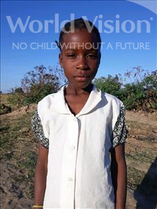 Choose a child to sponsor, like this little girl from Keembe, Luckiness age 11