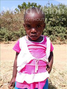 Choose a child to sponsor, like this little girl from Keembe, Mervice age 3