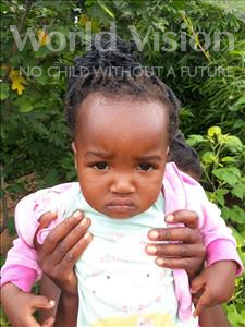 Choose a child to sponsor, like this little girl from Keembe, Rachel age 1
