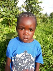 Choose a child to sponsor, like this little boy from Keembe, Andrew age 4