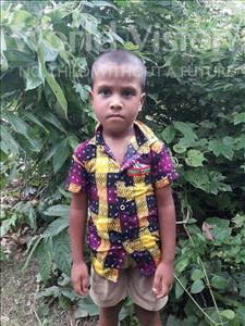 Choose a child to sponsor, like this little boy from Ghoraghat, Sakibul age 5