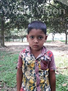 Choose a child to sponsor, like this little boy from Ghoraghat, Abid age 4