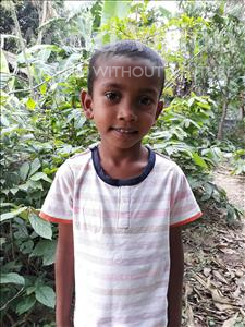 Choose a child to sponsor, like this little boy from Ghoraghat, Raj age 6