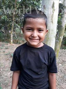 Choose a child to sponsor, like this little boy from Ghoraghat, Israfil age 5