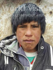 Choose a child to sponsor, like this little boy from Khantati, Delfin age 12