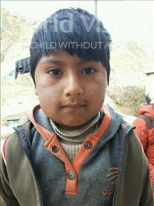 Choose a child to sponsor, like this little boy from Khantati, Alex age 8
