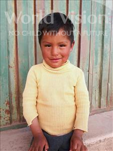 Choose a child to sponsor, like this little boy from Khantati, Fernando age 5