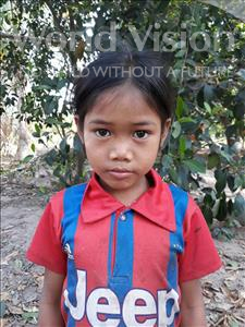Choose a child to sponsor, like this little girl from Soutr Nikom, Sreyporn age 9