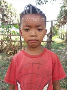 Choose a child to sponsor, like this little boy from Soutr Nikom, Boramey age 7