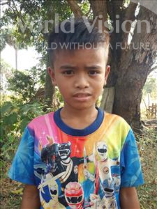 Choose a child to sponsor, like this little boy from Soutr Nikom, Vanda age 10