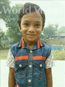 Choose a child to sponsor, like this little boy from Vaishali, Sayam age 7