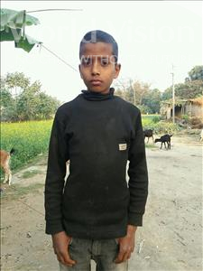 Choose a child to sponsor, like this little boy from Vaishali, Prince age 9