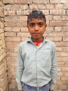 Choose a child to sponsor, like this little boy from Vaishali, Satish age 9