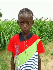 Choose a child to sponsor, like this little boy from Mbella, Aliou age 9