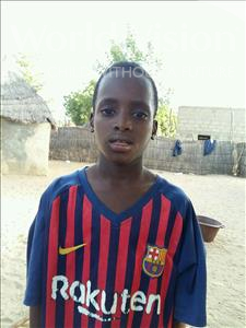 Choose a child to sponsor, like this little boy from Mbella, Ouseynou age 9