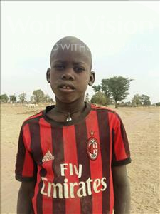 Choose a child to sponsor, like this little boy from Mbella, Aly age 8
