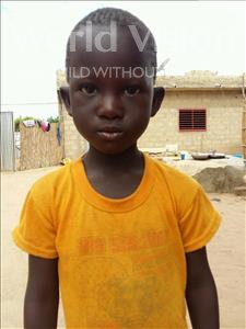 Choose a child to sponsor, like this little boy from Mbella, Abdou age 5