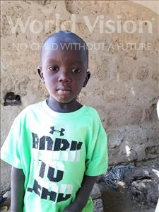 Choose a child to sponsor, like this little boy from Mbella, Soucka Malick age 3