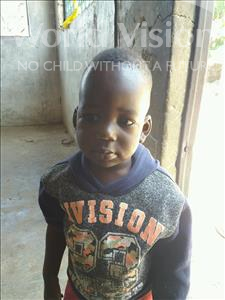 Choose a child to sponsor, like this little boy from Mbella, Elimane age 2