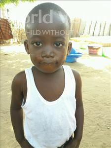 Choose a child to sponsor, like this little boy from Mbella, Michel age 2
