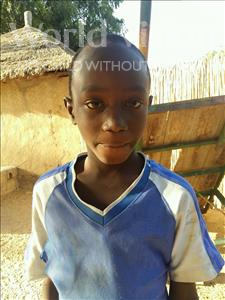 Choose a child to sponsor, like this little boy from Mbella, Pape Sandene age 9