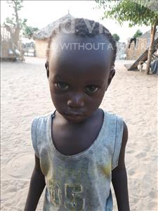 Choose a child to sponsor, like this little boy from Loul, MICHEL NGOR age 2