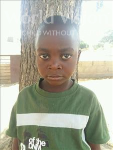 Choose a child to sponsor, like this little boy from Loul, Paul Fary age 5