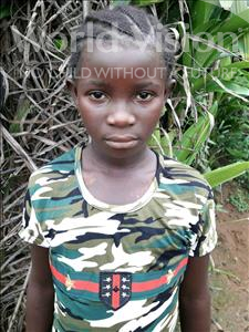Choose a child to sponsor, like this little girl from Jong, Iasata age 10