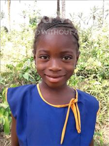 Choose a child to sponsor, like this little girl from Jong, Elizabeth age 7
