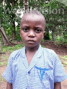 Choose a child to sponsor, like this little boy from Tegloma, Ndileh Mohamed age 7