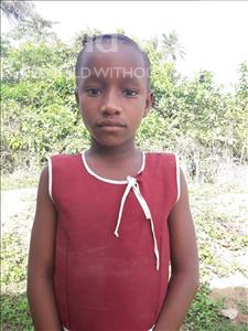 Choose a child to sponsor, like this little girl from Tegloma, Mariatu age 9