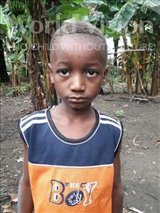 Choose a child to sponsor, like this little boy from Tegloma, Moisa age 7