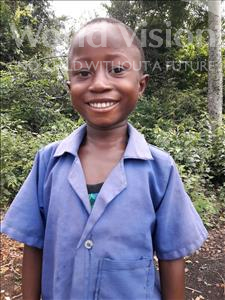 Choose a child to sponsor, like this little boy from Tegloma, Fofona age 9