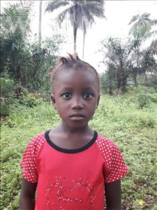 Choose a child to sponsor, like this little girl from Tegloma, Mattu age 6