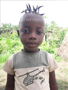 Choose a child to sponsor, like this little girl from Tegloma, Mary age 3