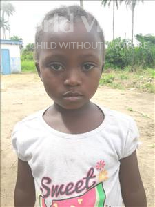 Choose a child to sponsor, like this little girl from Tegloma, Isata age 6