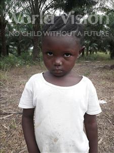 Choose a child to sponsor, like this little girl from Tegloma, Martha age 3