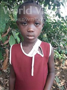 Choose a child to sponsor, like this little girl from Tegloma, Sallaymatu age 7